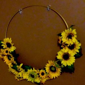 Sunflower wall decoration